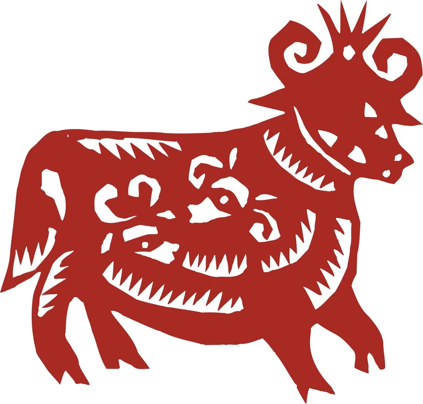中国风中式传统喜庆民俗人物动物窗花剪纸插画边框AI矢量PNG素材【477】